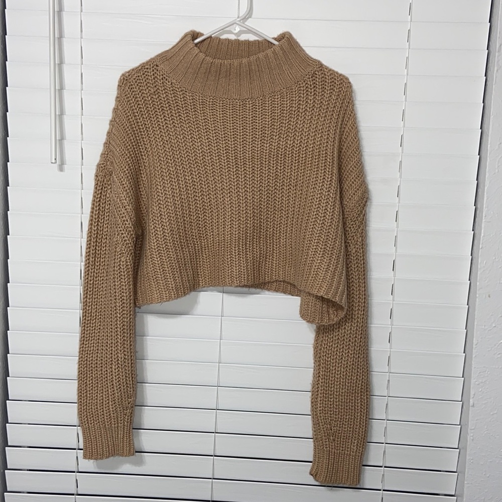 Forever 21 Turtleneck Cropped sweater